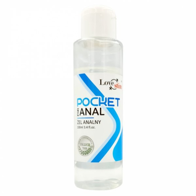 Гель-смазка на водной основе анальная Pocket for Anal, 100 мл