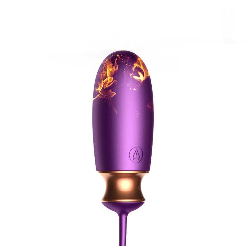 Вибро-яйцо с ДУ функция подогрева и управление голосом 10 функций Vibrating Silicone Love EGG USB 10 Function