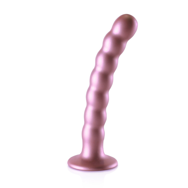 Силиконовый дилдо для точки G с бусинами Ouch Beaded Silicone G-Spot Dildo, 16,5 см