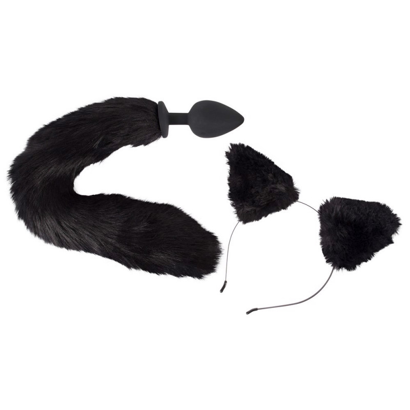 Набор плохая кошечка анальная пробка и ушки Bad Kitty Pet Play Plug & Ears