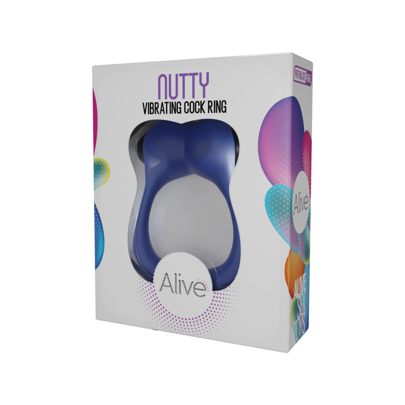 Эрекционное кольцо с вибрацией Nutty Cockring