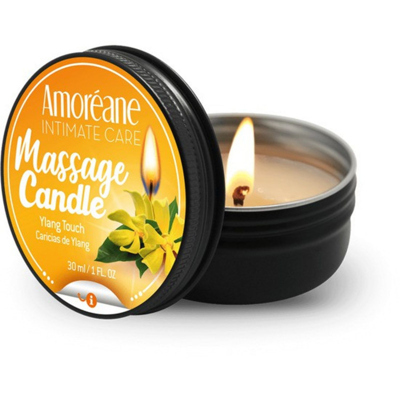 Массажная свеча с ароматом иланг-иланг Amoreane Massage Candle Ylang Touch, 30 мл