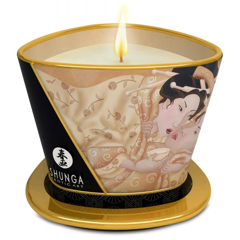 Массажная свеча c ароматом ванили Massage Candle Vanille, 170 мл