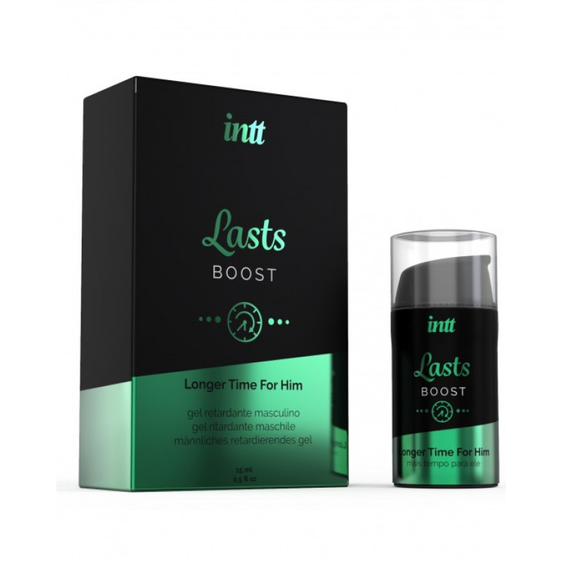 Гель-крем пролонгатор intt LASTS boost , 15 мл