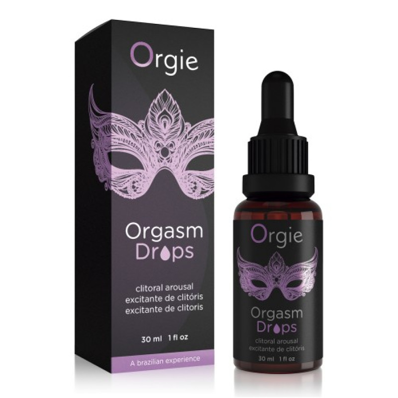 Возбуждающий гель для клитора Orgie Orgasm Drops Clitoral Arousal, 30 мл