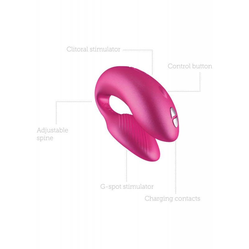 Сенсорный вибратор для пар We-Vibe Chorus Pink