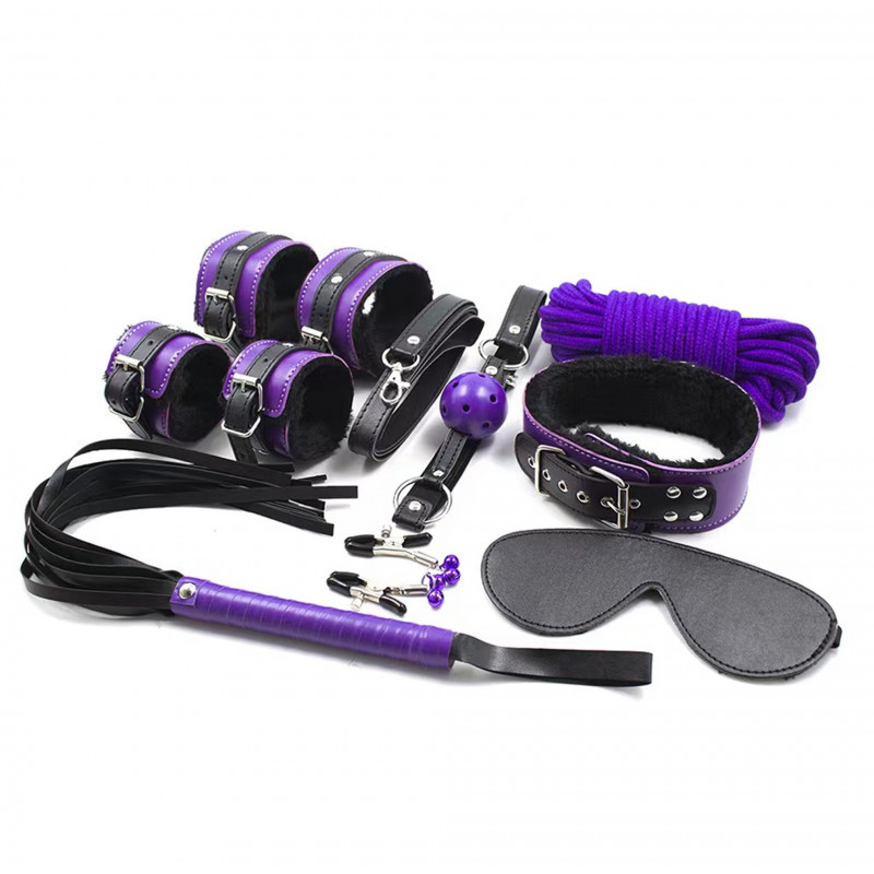 БДСМ набор фиолетовый Yeain Sex Toy Kit