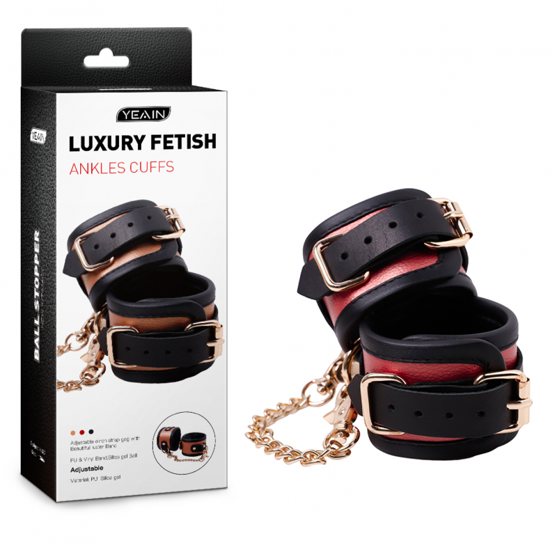 Фиксаторы для ног Yeain Luxury Fetish Gold Black