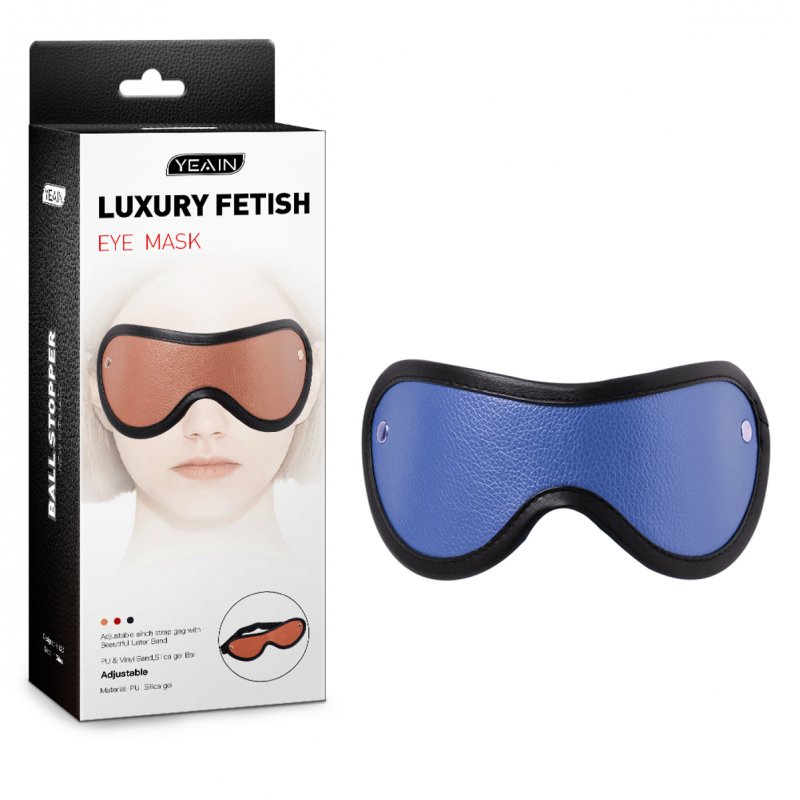 Маска на глаза Yeain Luxury Fetish Blue Black