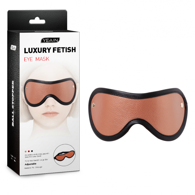 Маска на глаза Yeain Luxury Fetish Gold Black