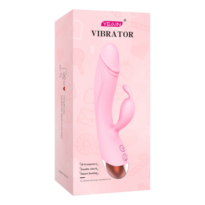 Вибратор кролик Yeain Rabbir Pink