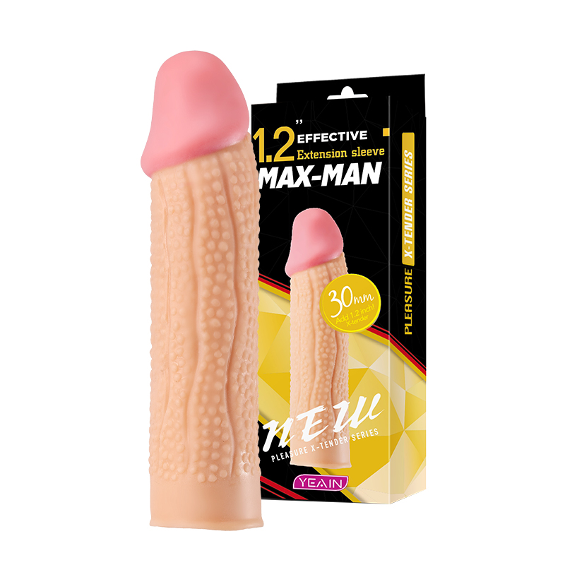 Удлиняющая насадка на член стимулирующая Yeain Max-Man, 16,5 см