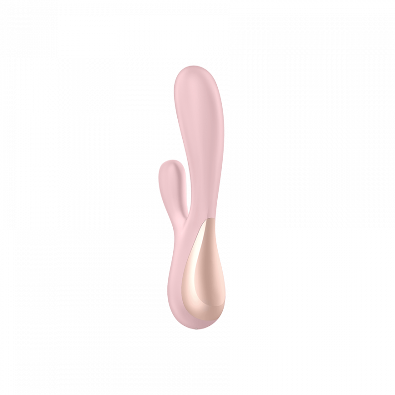 Вибратор кролик розовый управление через смартфон Satisfyer Mono Flex Connect App