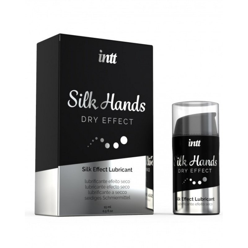 Гель-смазка на силиконовой основе шелковистая intt SILK HANDS, 15 мл