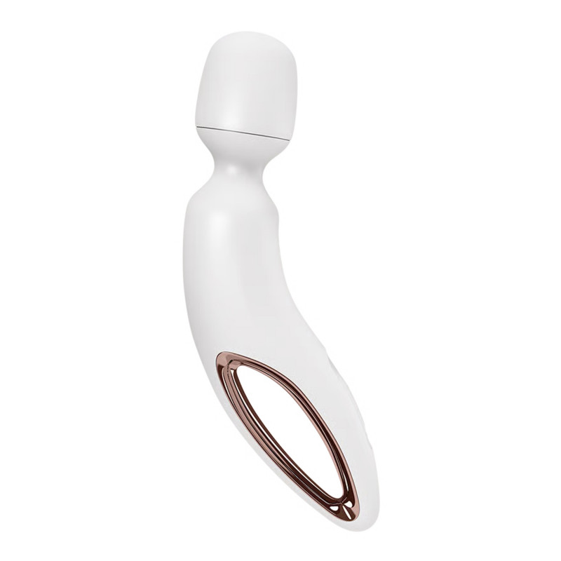 Вибратор-массажер 50 различных режимов Satisfyer Wanderland White/Rosegold