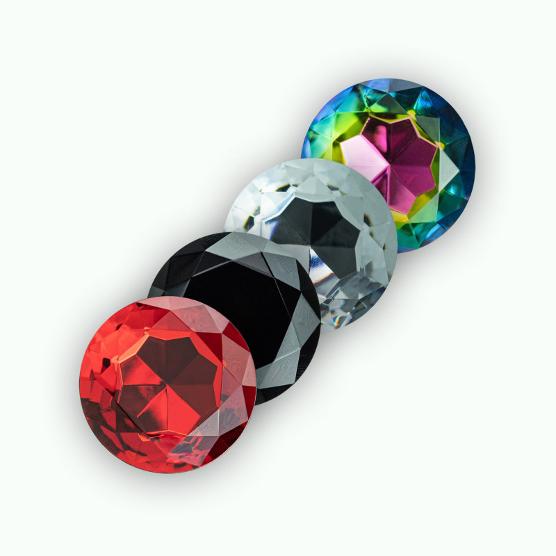 Силиконовая анальная пробка с 4 сменными камнями CRUSHIOUS CAMILEO REGULAR ANAL PLUG WITH 4 INTERCHANGEABLE JEWELS