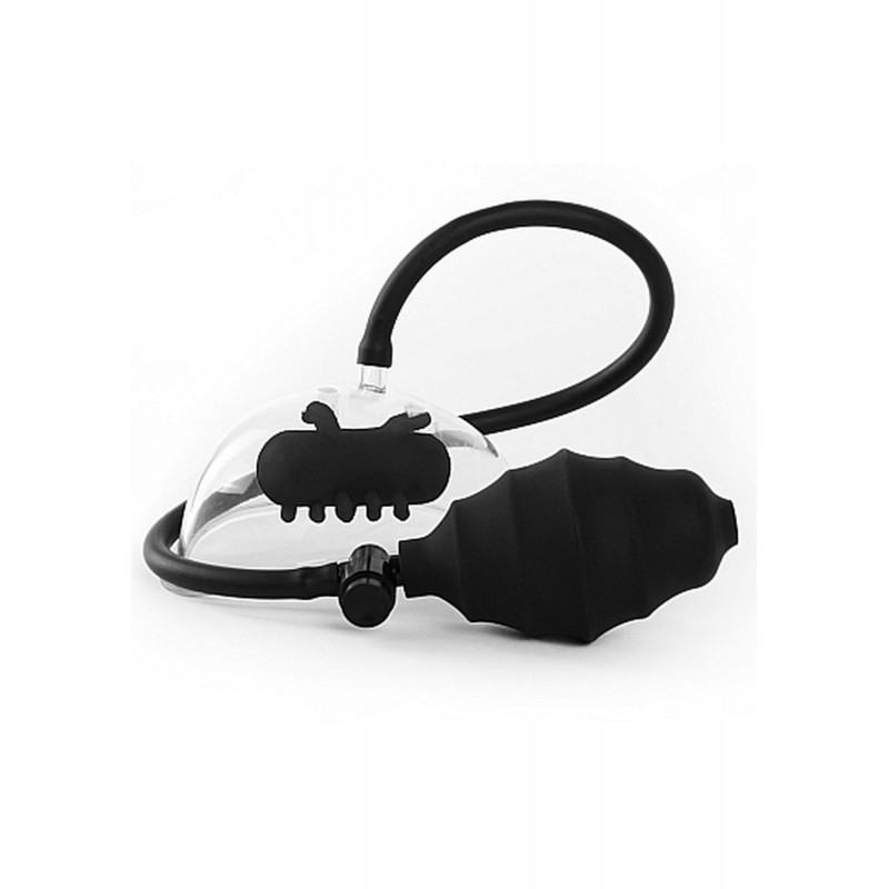 Вагинальная помпа с вибрацией Ouch Vibrating Pussy Pump - Black