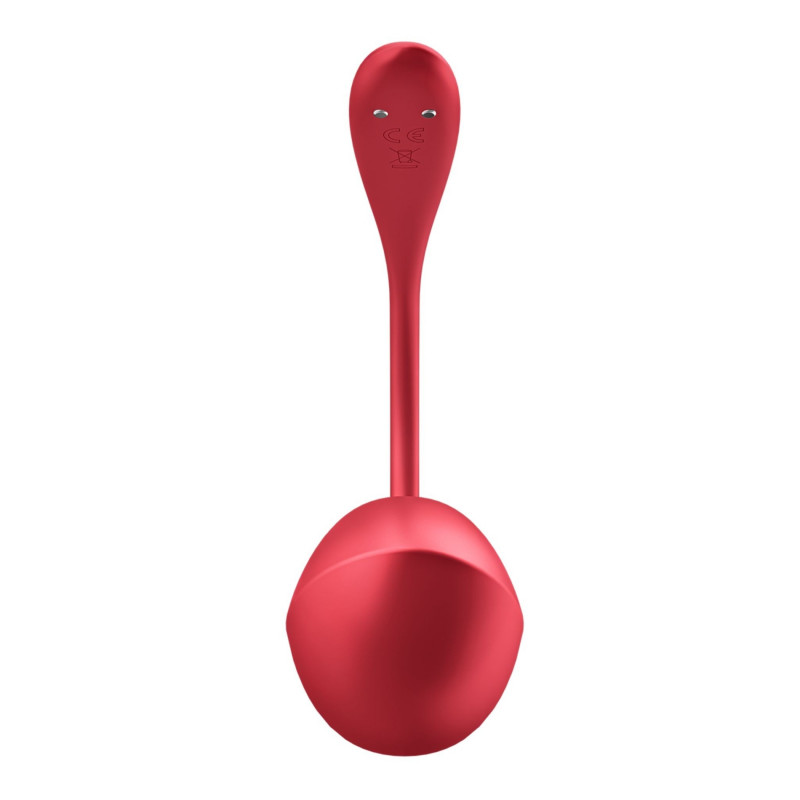 Виброяйцо с пультом ДУ Satisfyer Shiny Petal red Connect App