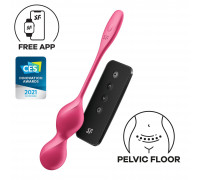 Вагинальные виброшарики с пультом ДУ Satisfyer Love Birds 2 Connect App