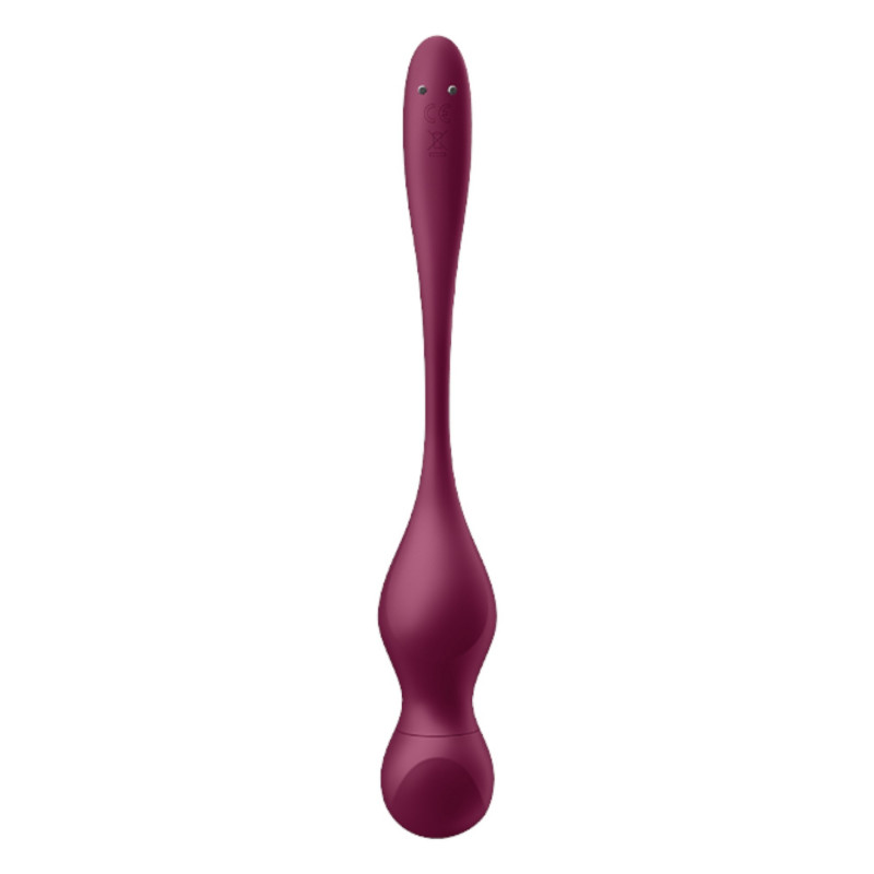 Вагинальные шарики управление с телефон + пульт ДУ Satisfyer Love Birds Vary Connect App
