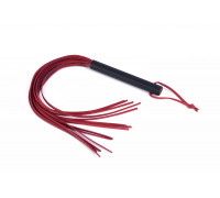 Плеть из натуральной кожи красная WHIPS