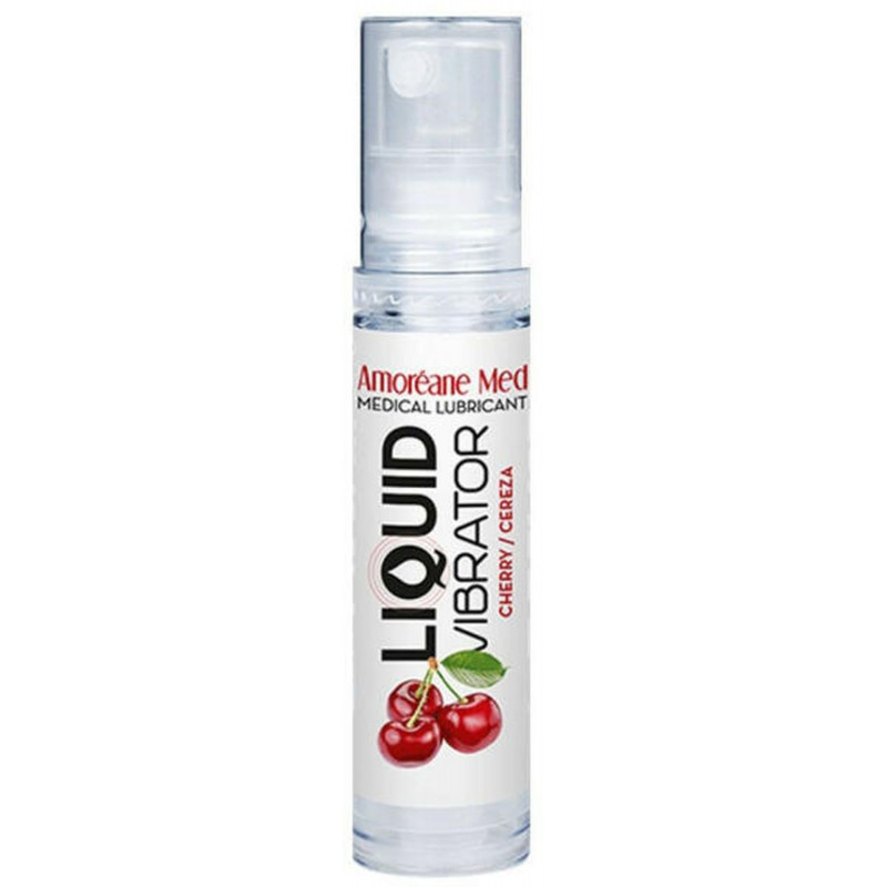 Жидкий вибратор со вкусом вишни Amoreane Liquid Vibrator Cherry, 10 мл