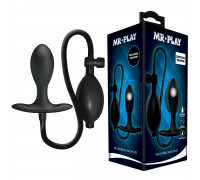 Анальная пробка с подкачкой Mr Play Inflating Plug