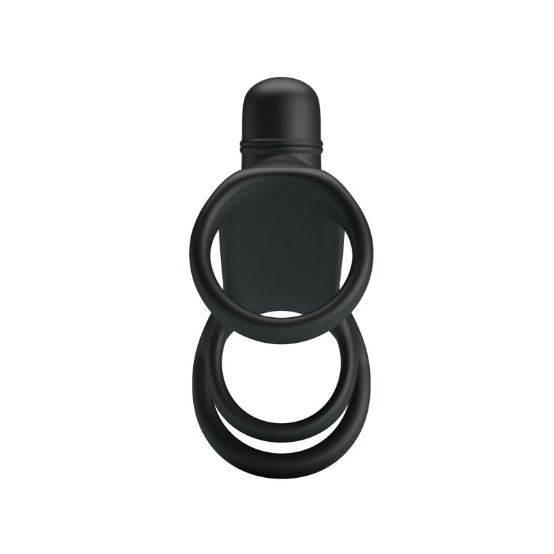 Вибро-насадка с эрекционными кольцами Vibrating Penis Sling