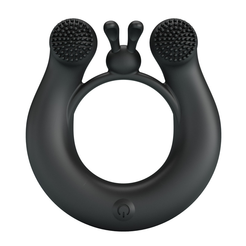 Эрекционное кольцо с вибрацией Vibrant Penis Ring Dahlia