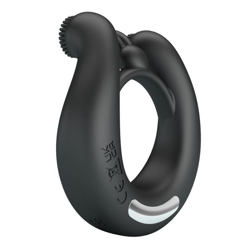 Эрекционное кольцо с вибрацией Vibrant Penis Ring Dahlia