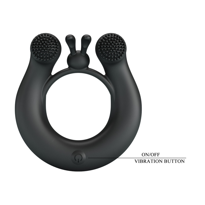 Эрекционное кольцо с вибрацией Vibrant Penis Ring Dahlia