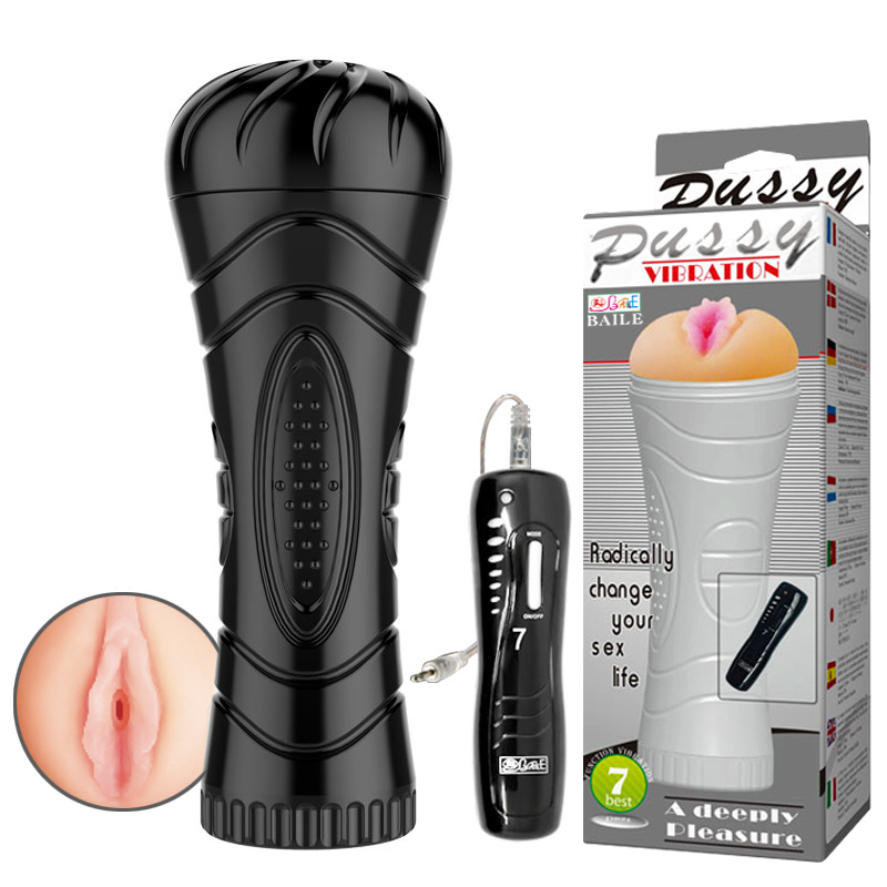 Мастурбатор вагина в тубе с вибрацией Baile Pussy Vibrating