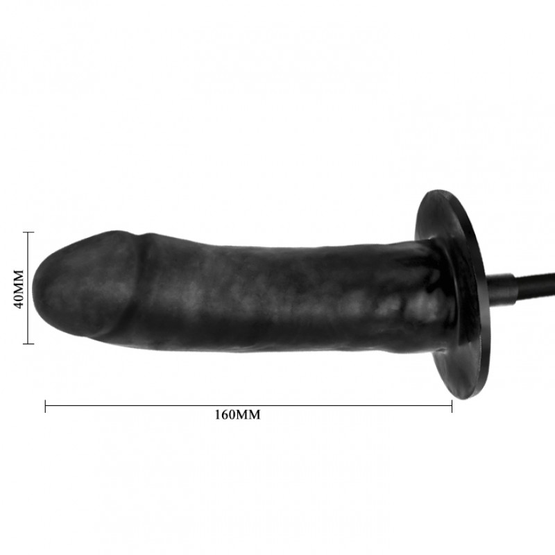 Фаллоимитатор с подкачкой и вибрацией Bigger Joy, 16 см
