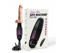 Секс-машина с подогревом и пультом ДУ Super-Mini Sex Machine