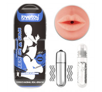 Мастурабатор ротик с вибрацией Sex In A Can Mouth Lotus Tunnel