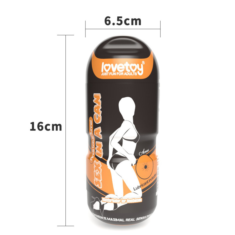 Мастурабатор попка с вибрацией Sex In A Can Anus Lotus Tunnel