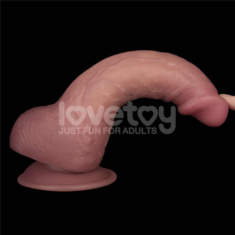 Фаллоимитатор с вибрацией Love Toy 8.5 Vibrating Dual Density Power Cock, 21,6 см