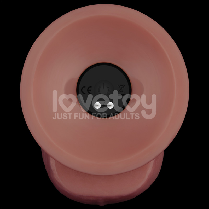 Фаллоимитатор с вибрацией Love Toy 8.5 Vibrating Dual Density Power Cock, 21,6 см