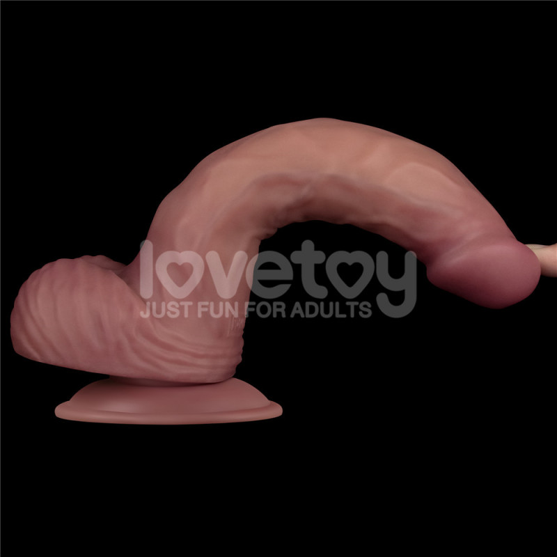 Фаллоимитатор с вибрацией Love Toy 9 Vibrating Dual Density Power Cock, 23 см