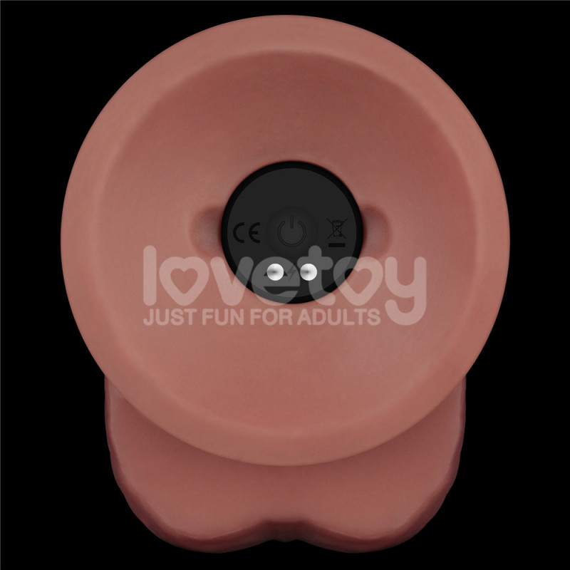 Фаллоимитатор с вибрацией Love Toy 9 Vibrating Dual Density Power Cock, 23 см