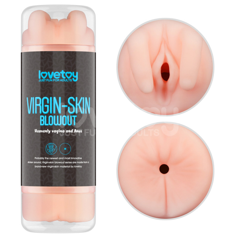 Двойной мастурбатор вагина и пока Virgin-skin Blowout Double Side Stroker Vagina and Anus