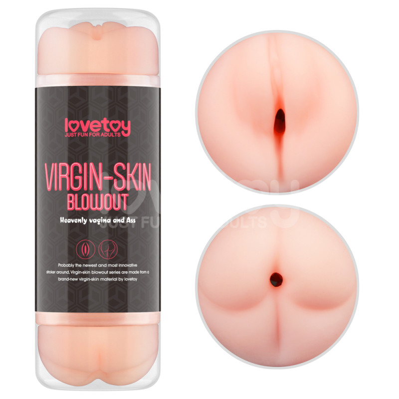 Двойной мастурбатор вагина и пока Love Toy Virgin-skin Blowout Double Side Stroker Vagina and Ass