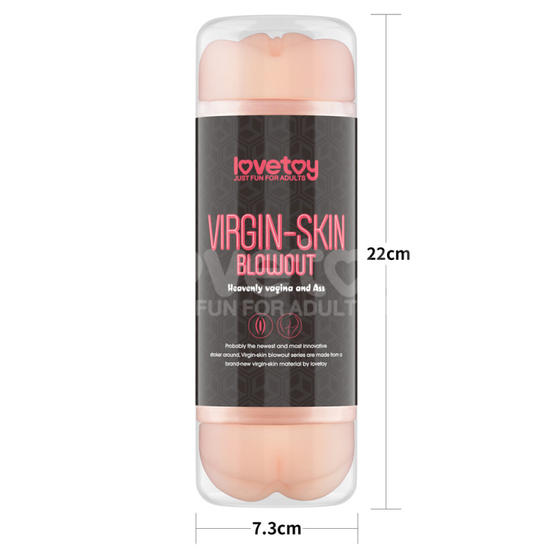 Двойной мастурбатор вагина и пока Love Toy Virgin-skin Blowout Double Side Stroker Vagina and Ass