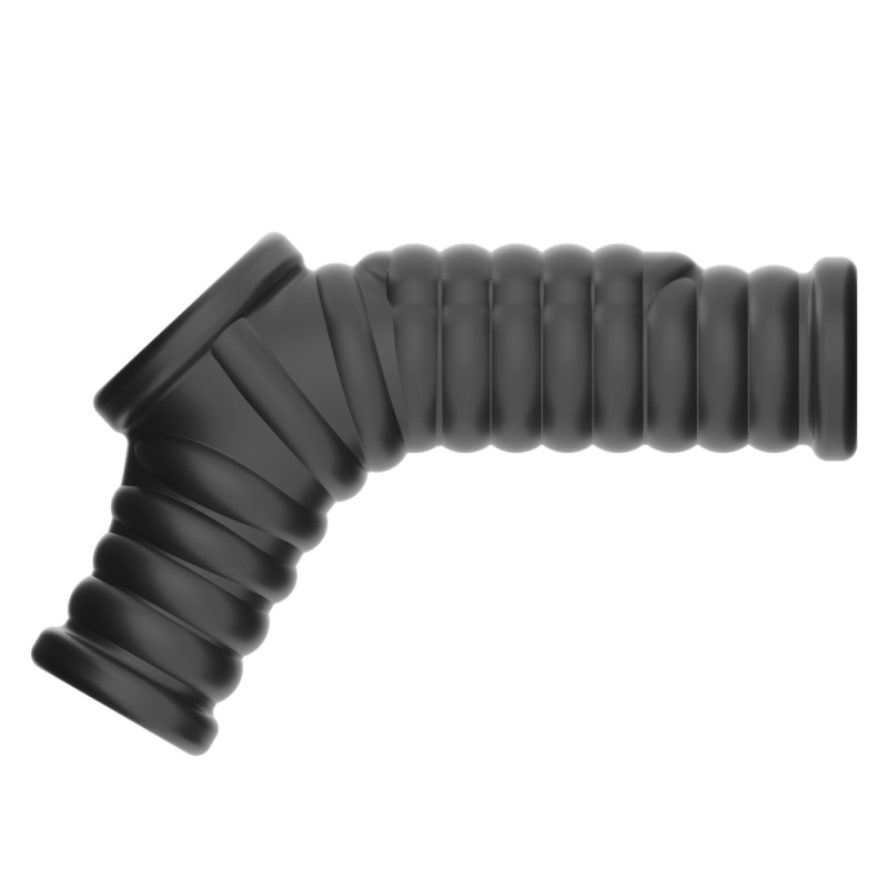 Эрекционный рукав с вибрацией Vibrating Wave Knights Ring with Scrotum Sleeve Black
