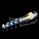 Стеклянный фаллоимитатор Twilight Gleam Glass Dildo Rising Ripples