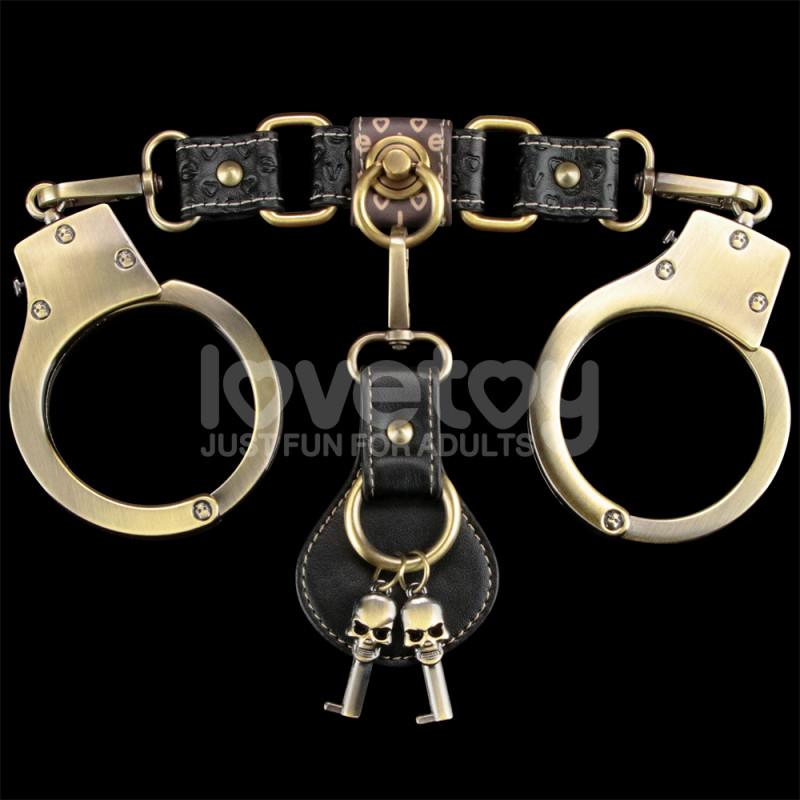 Наручники металлические бронзовые Rebellion Reign Heavy Metal Handcuffs