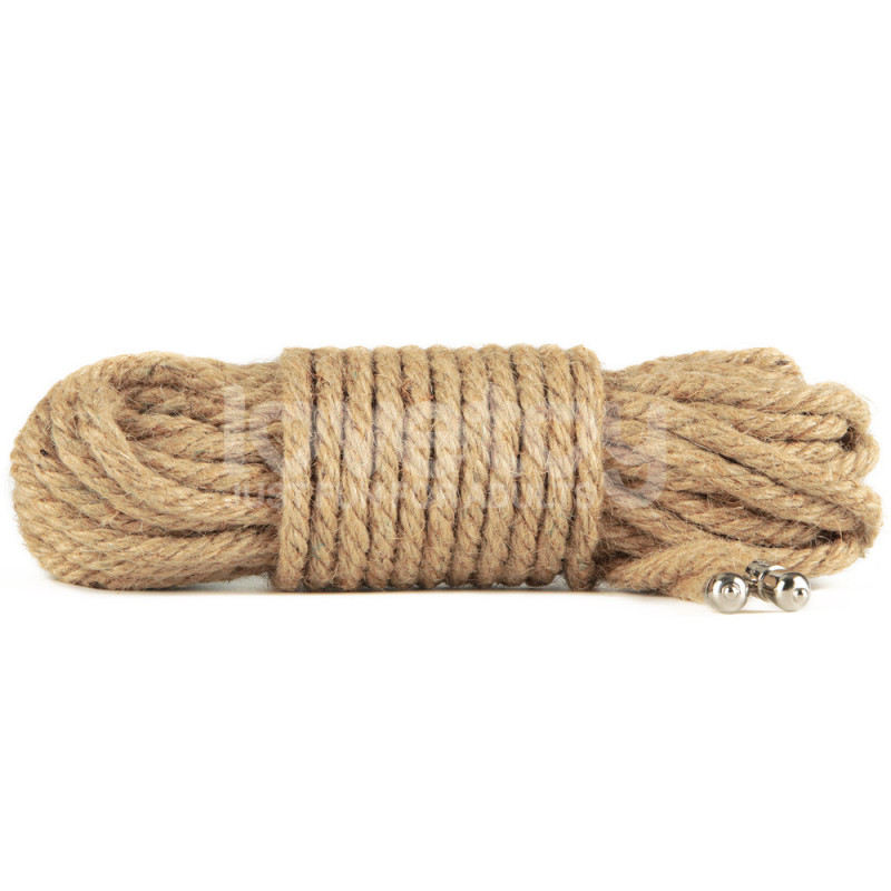 Веревка для бондажа 10 метров Rebellion Reign Rustic Hemp Bondage Rope