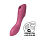 Вакуумный стимулятор и вибратор 3 в 1 Satisfyer Curvy Trinity 3 red