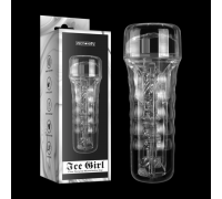 Прозрачный мастурбатор Ice Girl Clear Textured Masturbation Cup