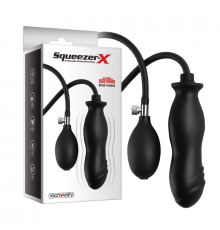 Фаллоимитатор с подкачкой Squeezer-X Inflatable Penis Butt Plug
